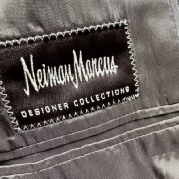 Armani Collezioni Blazer Mens 40R Gray Wool Made In Italy Neiman Marcus Designer - Picture 3 of 10